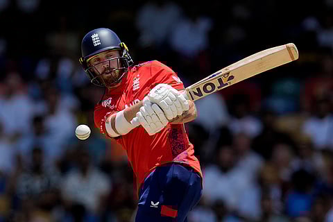 England's Phil Salt plays a shot